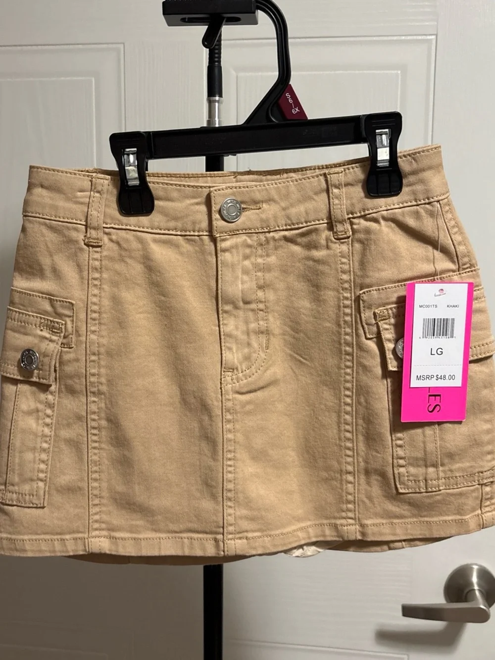 Sincerly Jules Girls Tan Cargo Skort